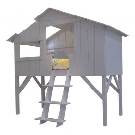 Cabine bed 90 x 190 cm by MATHY BY BOLS - Charcoal grey