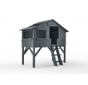 Cabine bed 90 x 190 cm by MATHY BY BOLS - Charcoal grey