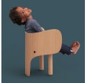 Chaise Eléphant en bois de hêtre par Marc Venot