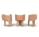 Chaise Eléphant en bois de hêtre par Marc Venot