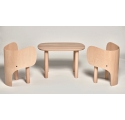 Table Eléphant en bois de hêtre par Marc Venot
