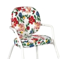 Seat Cushion for High Chair TIBU - Le Petit Lucas du Tertre Hibiscus cushions