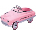 Voiture à pédales "de collection" COMET - Métal rose