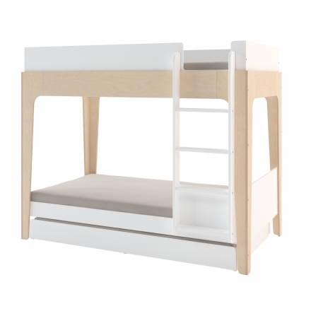 Lit tiroir Perch Blanc (nouvelle échelle inclue)