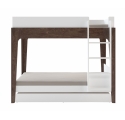 Lit tiroir Perch Blanc (nouvelle échelle inclue)