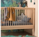 Lit bébé évolutif  avec matelas - Bouleau Naturel