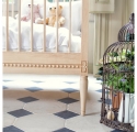 Lit bébé évolutif  avec matelas - Bouleau Naturel