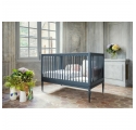 Lit bébé évolutif Gustavienne avec matelas - Vert profond
