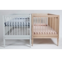Lit bébé évolutif Gustavienne avec matelas - Blanc