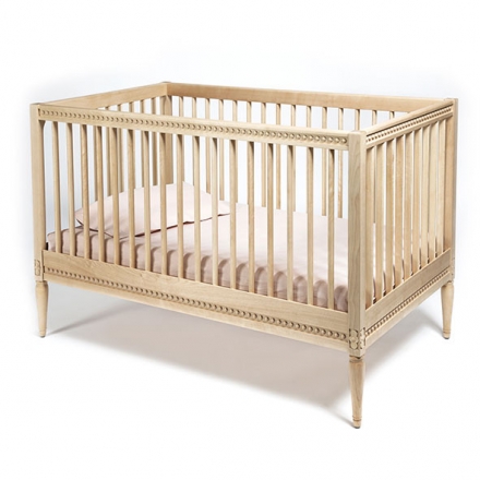 Lit bébé évolutif  avec matelas - Bouleau Naturel