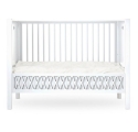 Lit bébé évolutif Harlequin Blanc - 60 x 120 cm