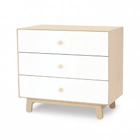 Merlin 3-drawer chest of drawers - Birch