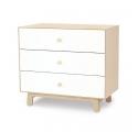 Merlin 3-drawer chest of drawers - Birch