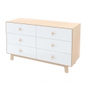 Merlin 6-drawer chest of drawers - Birch
