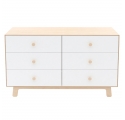 Merlin 6-drawer chest of drawers - Birch