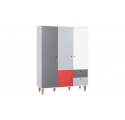 3-DOOR WARDROBE Concept - Grey