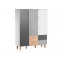3-DOOR WARDROBE Concept - Grey