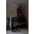 Lit bébé évolutif Gustavienne avec matelas - Vert profond