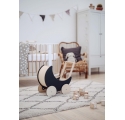 Landau de poupée en ardoise noire Toy Pram