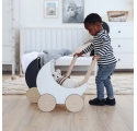 Landau de poupée en ardoise noire Toy Pram