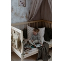 Lit bébé évolutif  avec matelas - Bouleau Naturel