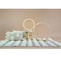 Hard Wood Table Lamp with LED - Natural 60 cm
