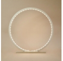 Hard Wood Table Lamp with LED - Natural 60 cm