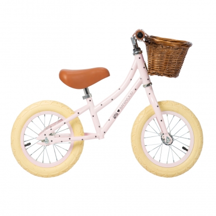 Go First Push Bike 12" BONTON X BANWOOD - Pink