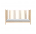 Océania Cedar and Rattan Weave Baby Bed 60x120cm White
