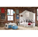 Treehouse Bunk bed 90 x 190 cm by MATHY BY BOLS - White