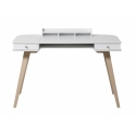 Ensemble Bureau Wood 72 cm et Chaise Wood Blanc