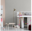 Lit mezzanine mi-haut WOOD - Chêne Naturel - 90 x 200 cm