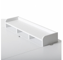 Ensemble Bureau Wood 72 cm et Chaise Wood Blanc