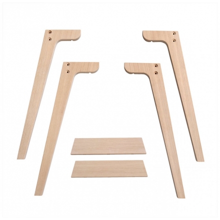 Pieds longs pour Bureau Wood