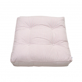 FLOOR CUSHION SEASIDE, ROSE STRIPED