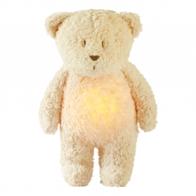 MOONIE - Ourson magique veilleuse musicale Sable