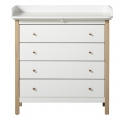 Commode à langer WOOD - Chêne Naturel