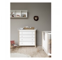Commode à langer WOOD - Chêne Naturel