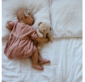 MOONIE - Ourson magique veilleuse musicale Rose blush