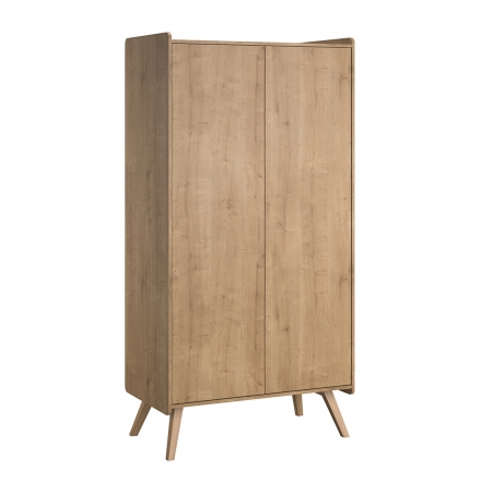 Armoire 2 portes Vintage - Naturel