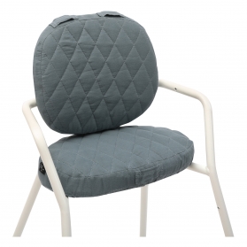 Coussins pour chaise haute TIBU - Gris orage