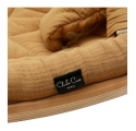 Baby Rocker LEVO In Walnut - Camel Cushion