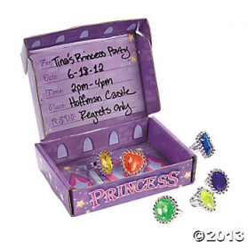Princesse ~Invitation avec 2 bagues assorties~