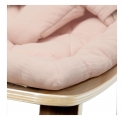 Transat bébé LEVO Noyer - Coussin Nude Pink
