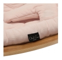 Transat bébé LEVO Noyer - Coussin Nude Pink