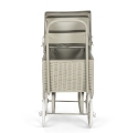 Retro Rattan Doll Pram - Grey