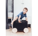Coffre à jouets à roulettes en ardoise noire Toy Chest