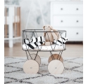 Doll's cradle in metal and wood Dolly Cot