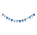 Blue Stripes ~Guirlande Happy Birthday~