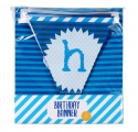 Blue Stripes ~Guirlande Happy Birthday~